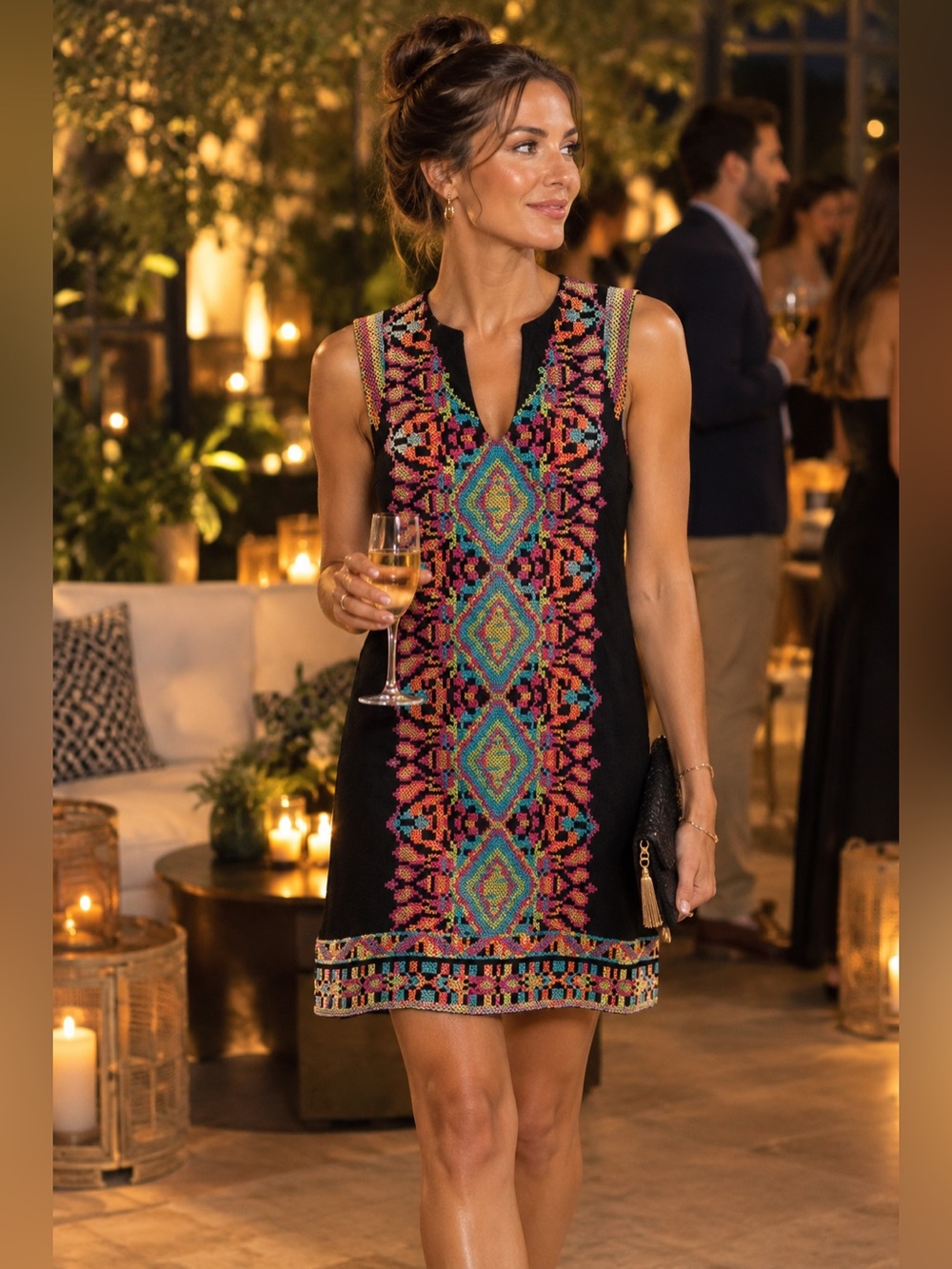 Wow Couture Aztec Dress - Size S